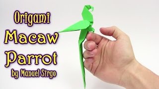 Origami: Parrot easy - BEST Origami easy tutorial