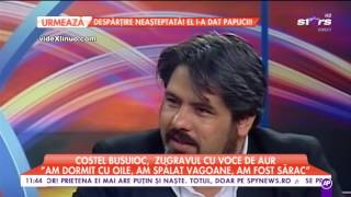 Costel Busuioc, zugravul cu voce de aur: "M-am născut într-o familie numeroasă, am zece frați"
