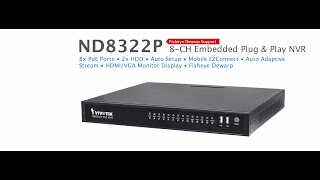 Обзор сетевого видео регистратора(NVR) VIVOTEK ND8322P