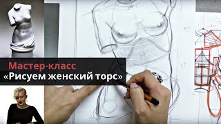 Как нарисовать человека: "Женский торс" — kalachevaschool.ru — Поэтапный мастер-класс