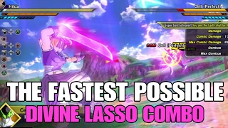 FASTEST POSSIBLE Divine Lasso Combo - Xenoverse 2