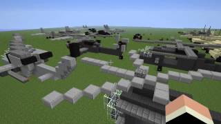 Обзор военной техники в Minecraft (Military Vehicles)