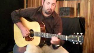 Erik Sullivan Plays A Brand New RedLine RL-45 Acoustic Guitar (Varnished)