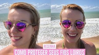 RESENHA: MATCH O BOTICÁRIO PARA CABELOS LOIROS | COMO CUIDAR DO CABELO LOIRO NA PRAIA |  MANDY MALUF