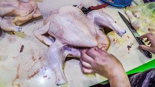 Забой бройлеров в домашних условиях видео Потрошение курицы видео - zolotyeruki