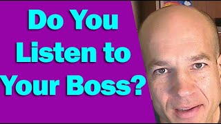 Best interview answer:  How do you take direction?
