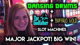 MAJOR JACKPOT! Dancing Drums Slot Machine! BIG WIN!!!