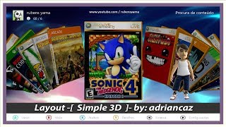 Layout para Aurora 0.7b.1-[  Simple 3D  ]- by: adriancaz - Xbox 360 RGH ▪️ (nº1239 )