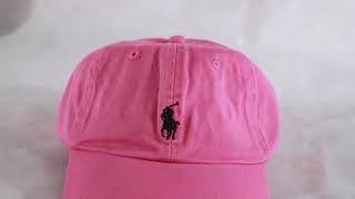 Бейсболка polo ralph lauren розовая