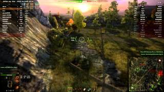 World of Tanks - Good game with T-54 Soviet medium tank (T9) on map Karelia