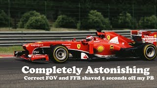 The Effects of Correct FFB and FOV Realized - Assetto Corsa