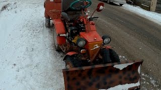 Обзор трактора из мотоблока МТЗ. Модель №2