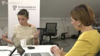 Ірена Карпа в студії Hromadske.TV