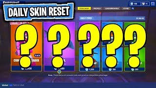 The NEW Daily Skin Items In Fortnite: Battle Royale! (Skin Reset #36)