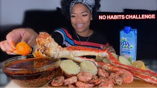 SEAFOOD  BOIL + NO HABITS CHALLENGE CREATED BY TAE & LOU