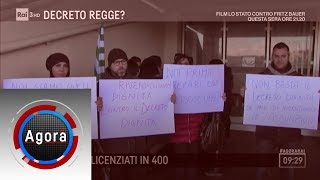 Crotone, licenziati in 400 per decreto dignità - Agorà 17/01/2019