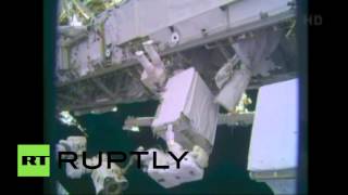 Выход американских астронавтов МКС в открытый космос