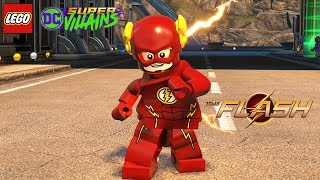 LEGO DC Super Villains The Flash (TV Show) Free Roam Gameplay (Grant Gustin TV Heroes Pack)