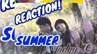 "SUMMER" - James Reid&Nadine Lustre (Official Music Video) - REACTION (EP.02)