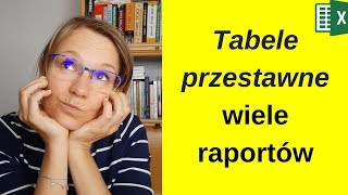 Excel: Wiele bliźniaczych raportów tabeli przestawnej
