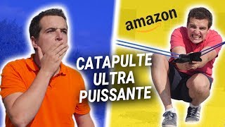 JE TESTE UNE CATAPULTE VENDUE SUR AMAZON (ultra puissante)