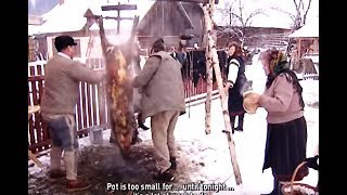 TAIEREA SI POMANA PORCULUI IN BUCOVINA - CHRISTMAS - ENGLISH TRANSLATE