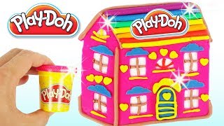 DIY How to make Play Doh Baby Doll House - Art and Craft for Kids