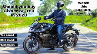 2020 Suzuki Gixxer SF 150 Review | Top Speed | T mix V