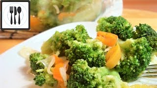 Брокколи - Вкусный и полезный гарнир. ПП рецепт. Как приготовить капусту брокколи.