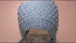 Как связать шапочку -  чепчик для ребенка 5 -  8 месяцев  крючком