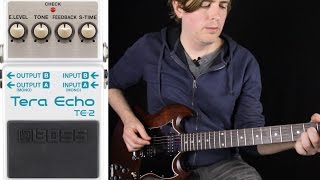 Boss TE-2 Tera Echo Pedal Demo & Review