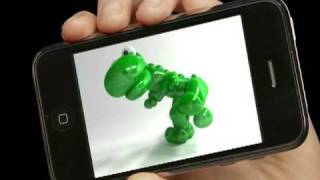 Balloonimals iPhone App Demo -  Ziggy the T Rex