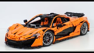 Lego Technic MOC McLaren P1 hypercar 1:8 - w/ manual + RC instructions