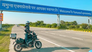 Amazing experience of  LUCKNOW - AGRA expressway, to DELHI | EP. 4 | solo trip to Ladakh