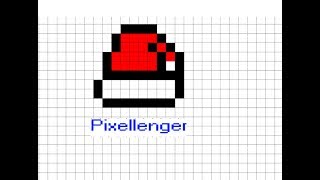 Christmas Santa Claus Hat  How to Draw Pixel Art