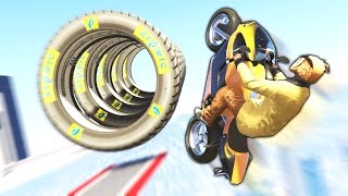 ГЛАЙД ЧЕРЕЗ ВСЮ КАРТУ НА МОТОЦИКЛАХ В GTA 5 ONLINE ( SKILL TEST )