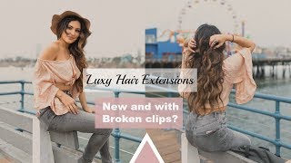 Luxy Hair Extensions | FOLLOW UP REVIEW | Ombre chstnut