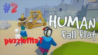 JUNTOS DE LA MANO !! | Human Fall Flat | AjilaOs !!