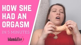 Mom Reviews How She Had Orgasm in 5 Minutes with 6 Inch Realistic Suction Cup Dildo