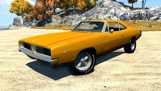 BeamNG.Drive Mod : 1969 Dodge charger RT (Crash test)