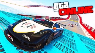 ЖУТКИЕ ВЗЛЕТЫ НА НОВЫХ РАМПАХ В GTA 5 Online! (GTA 5 Смешные Моменты)
