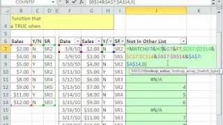 Excel Magic Trick 539: Extract New Records Not In Old List  -- Filter Method