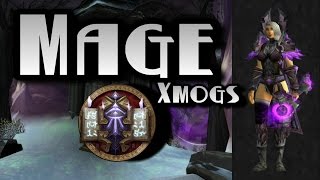 World of Warcraft - Mage Transmogs - Scorched Purple Xmog Set