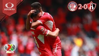 Los Diablos se niegan a morir |  Toluca 2 - 0 Atlas | Clausura 2019 - J 11 | Televisa Deportes