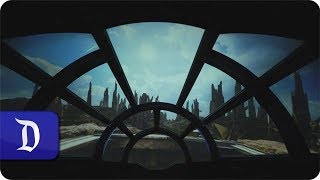 Taking Control of Millennium Falcon: Smugglers Run at Star Wars: Galaxy’s Edge