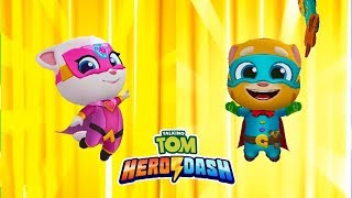 ГОВОРЯЩИЙ ТОМ ПОГОНЯ ГЕРОЕВ #18 Talking Tom Hero Dash лучше Бег за золотом Игра про мультик