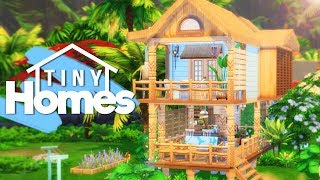 The Sims 4: Tiny Homes ? Two-story Beach House Speed Build