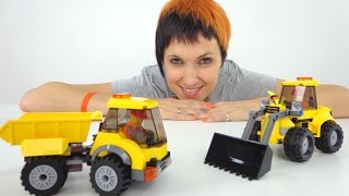 Самосвал из конструктора Лего. Детские игры
