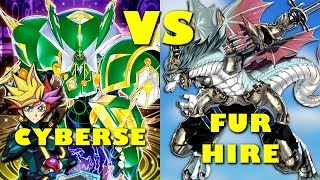 Real Life Yugioh - CYBERSE vs FUR HIRE | July 2018 Non-meta Scrub League