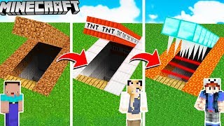 UKRYTE PUŁAPKI OD NOOB DO PRO W MINECRAFT! | Vito vs Bella vs Noob